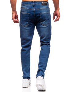 Mornarsko plave muške slim fit jeans hlače Bolf 6518