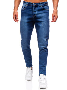 Mornarsko plave muške slim fit jeans hlače Bolf 6558