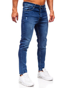 Mornarsko plave muške slim fit jeans hlače Bolf 6564-1