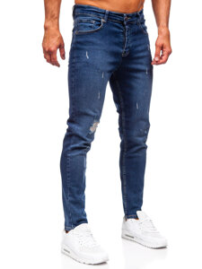 Mornarsko plave muške slim fit jeans hlače Bolf 6566-1