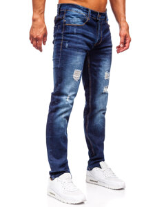 Mornarsko plave muške slim fit jeans hlače Bolf MP0017BS