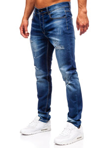 Mornarsko plave muške slim fit jeans hlače Bolf MP0170BS