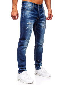 Mornarsko plave muške slim fit jeans hlače Bolf MP0170BS