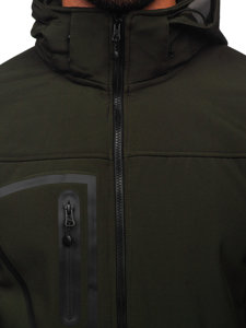 Muška softshell jakna kaki Bolf T019