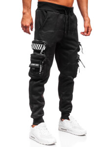 Muške tople Cargo joggers Crna Bolf HSS339