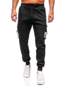 Muške tople Cargo joggers Crna Bolf K22