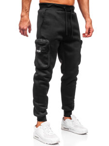 Muške tople Cargo joggers Crna Bolf K25