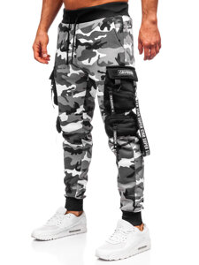 Muške tople Cargo joggers Sivo Bolf HSS112