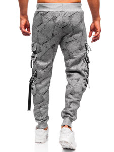 Muške tople Cargo joggers Sivo Bolf HSS340