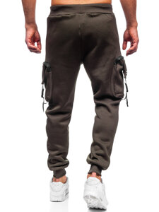 Muške tople Cargo joggers Zelena Bolf K23