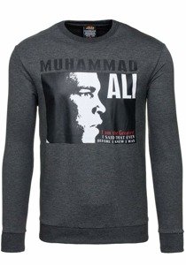 Muški sweatshirt bez kapuljače antracit Bolf 0385