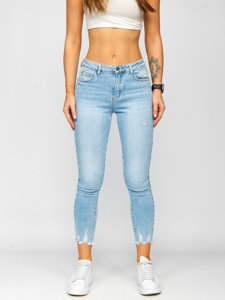 Plave traperice za žene Skinny Bolf S9983