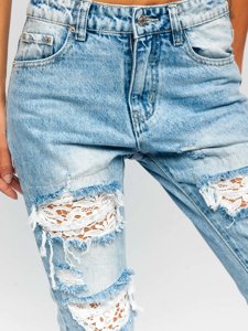 Plave ženske jeans hlače Bolf H8607-1