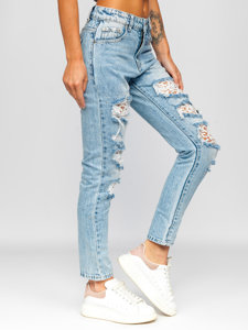 Plave ženske jeans hlače Bolf H8607-1