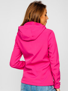 Ružičasta jakna ženska prijelazna softshell Bolf HH028