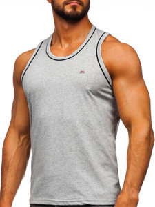 Siva muška tank top majica Denley 14276