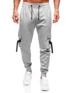 Sive cargo hlače muške joggers trenirka Bolf 8K1118