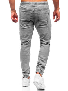 Sive muške traper joggers Bolf MP0272GC