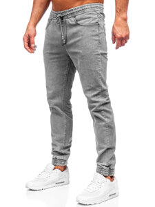 Sive muške traper joggers Bolf MP0272GC