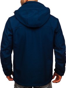 Tamnomodri muški softshell kaput Bolf BK122