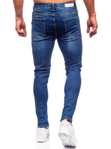 Tamnoplave slim fit muške traperice Bolf 6264