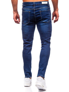 Tamnoplave slim fit muške traperice Bolf 6290