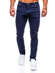 Tamnoplave traperice muške slim fit Bolf 5054