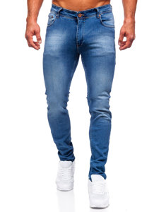 Tamnoplave traperice muške slim fit Bolf 6528