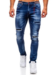 Tamnoplave traperice muške slim fit Bolf 80033W0